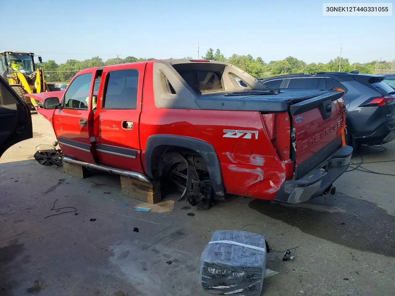 2004 Chevrolet Avalanche K1500 VIN: 3GNEK12T44G331055 Lot: 41633966