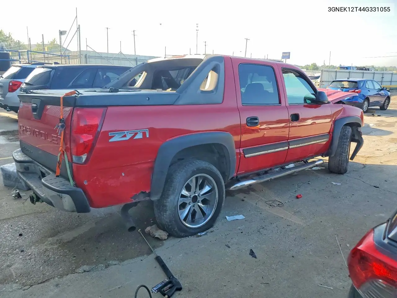 2004 Chevrolet Avalanche K1500 VIN: 3GNEK12T44G331055 Lot: 41633966