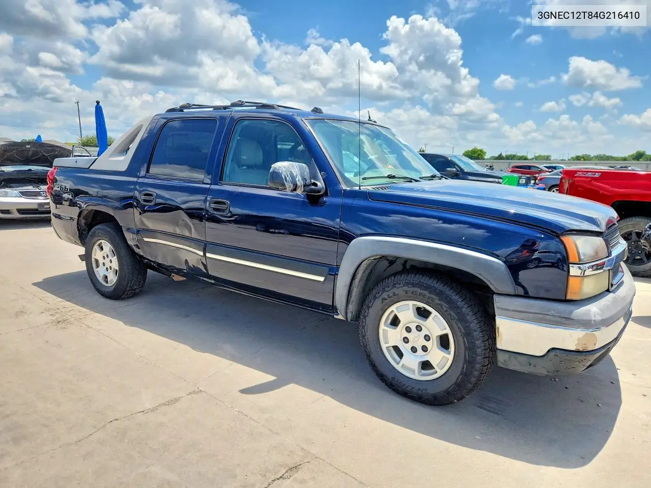 2004 Chevrolet Avalanche C1500 VIN: 3GNEC12T84G216410 Lot: 57381596