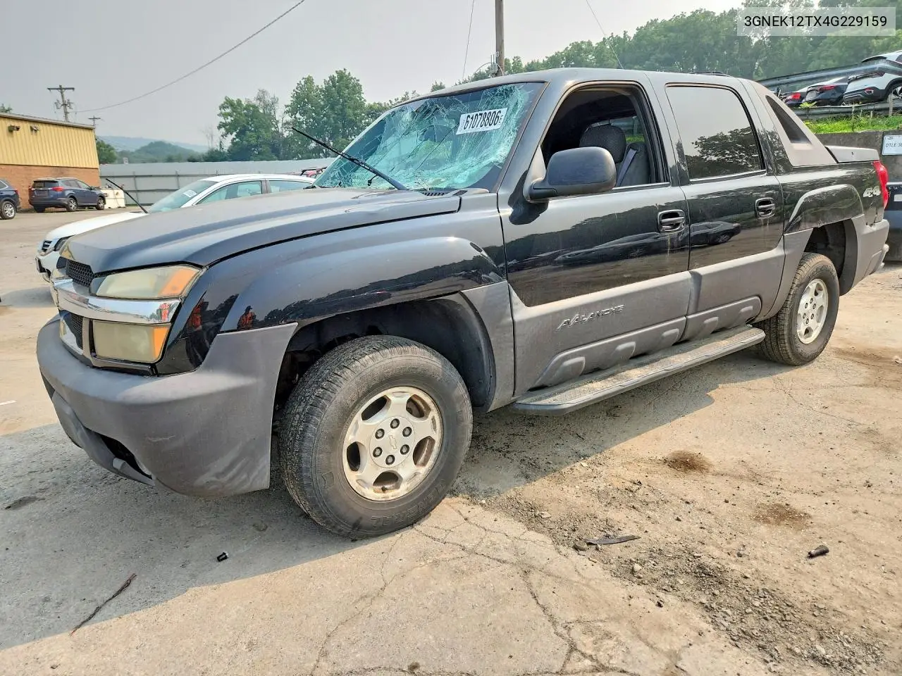 2004 Chevrolet Avalanche K1500 VIN: 3GNEK12TX4G229159 Lot: 61078806