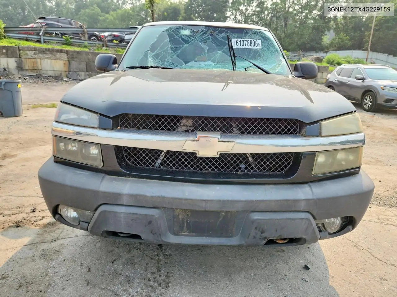 2004 Chevrolet Avalanche K1500 VIN: 3GNEK12TX4G229159 Lot: 61078806