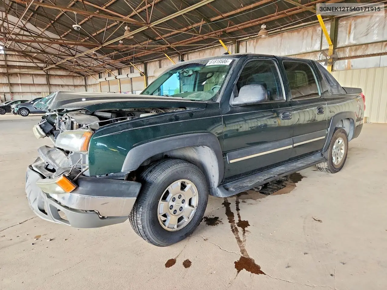 2004 Chevrolet Avalanche K1500 VIN: 3GNEK12T54G171915 Lot: 61819586