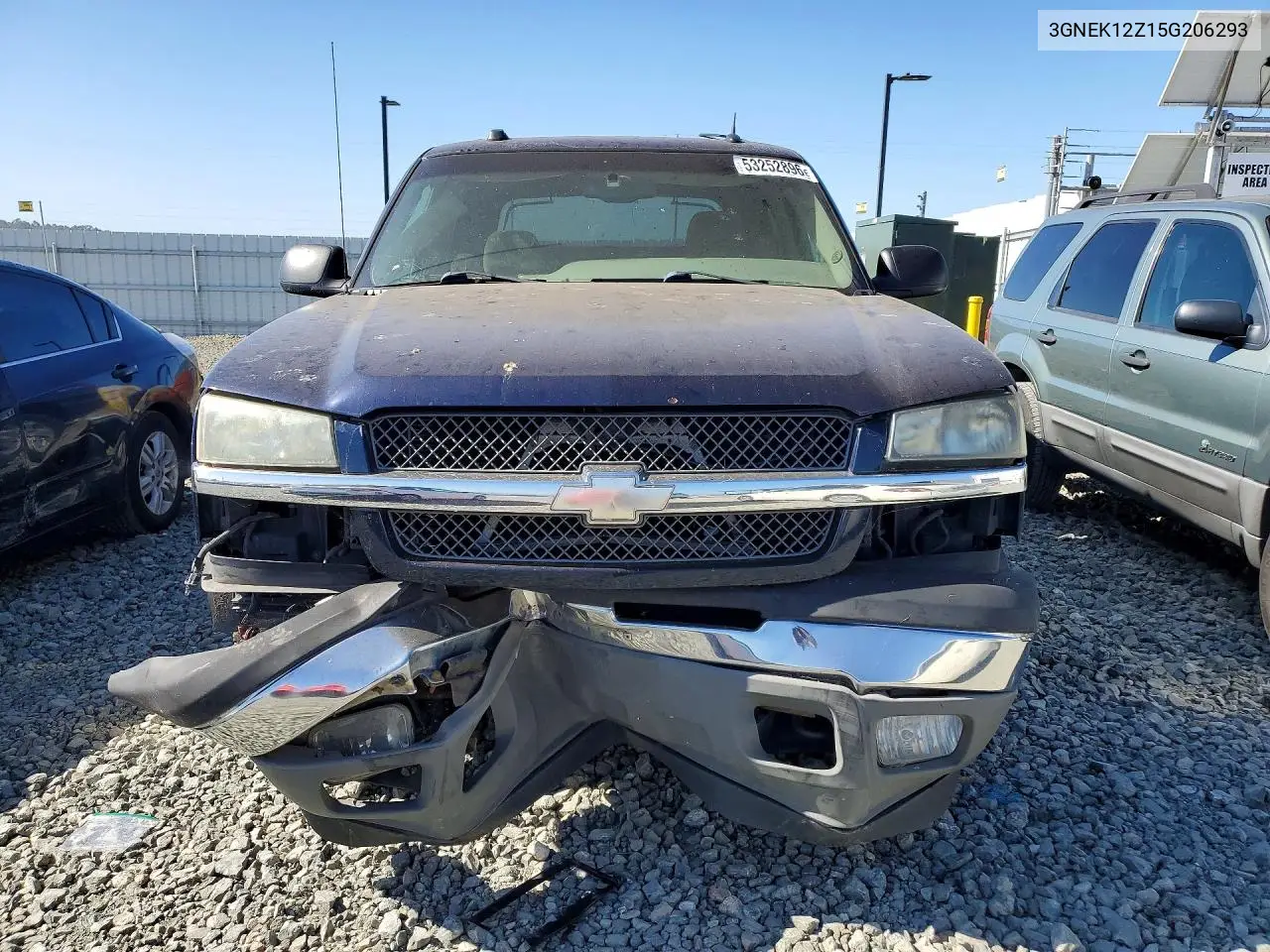 2005 Chevrolet Avalanche K1500 VIN: 3GNEK12Z15G206293 Lot: 53252896