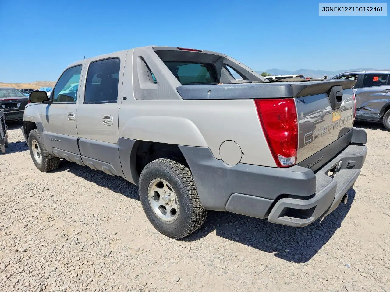 2005 Chevrolet Avalanche K1500 VIN: 3GNEK12Z15G192461 Lot: 56138986