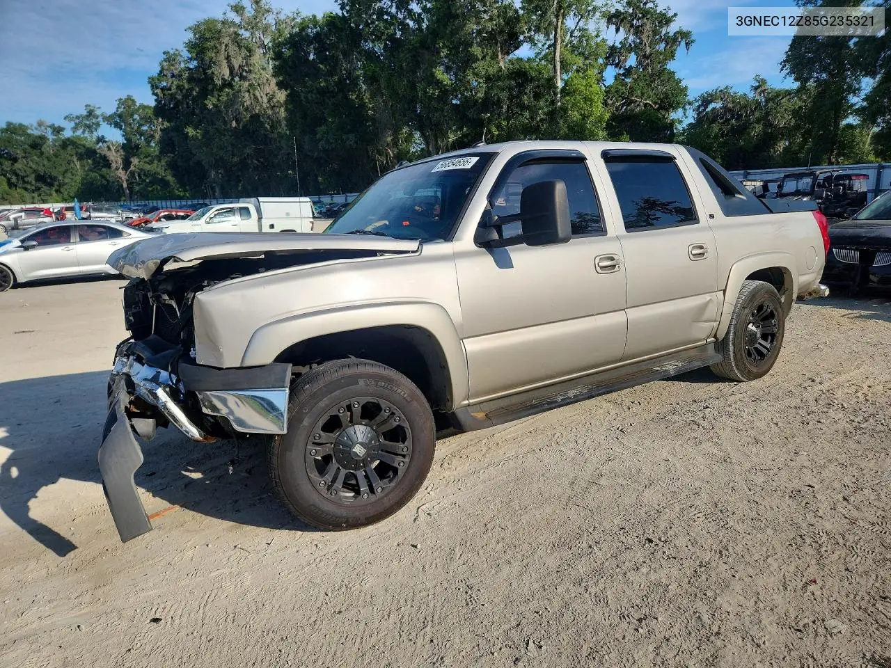 2005 Chevrolet Avalanche C1500 VIN: 3GNEC12Z85G235321 Lot: 56854656