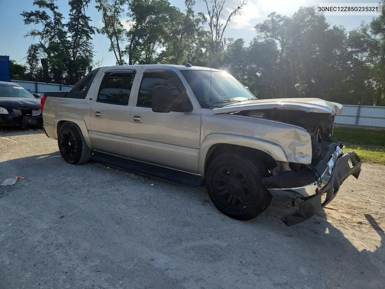 2005 Chevrolet Avalanche C1500 VIN: 3GNEC12Z85G235321 Lot: 56854656