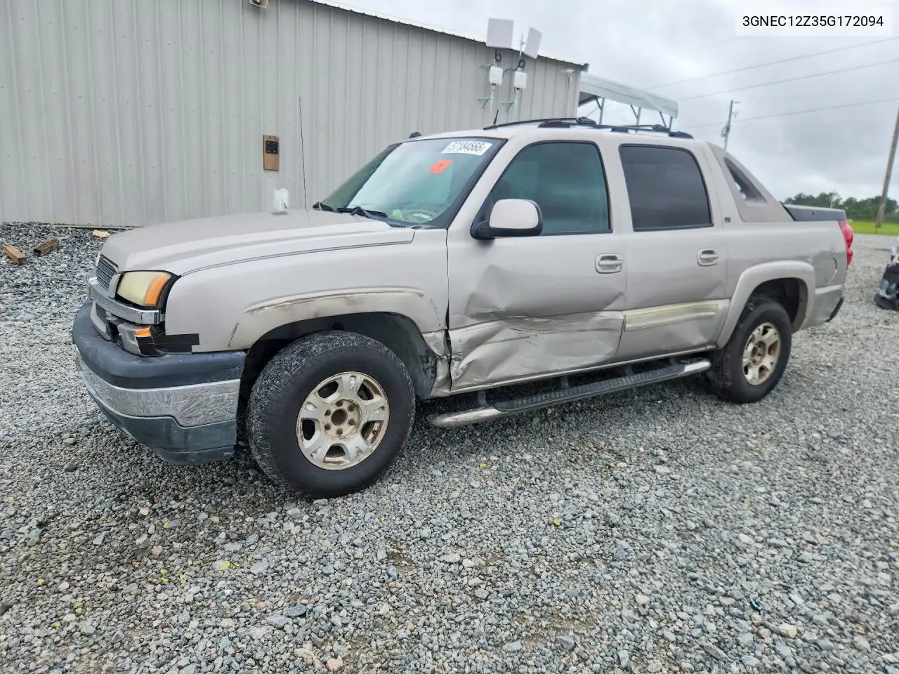 2005 Chevrolet Avalanche C1500 VIN: 3GNEC12Z35G172094 Lot: 57184566