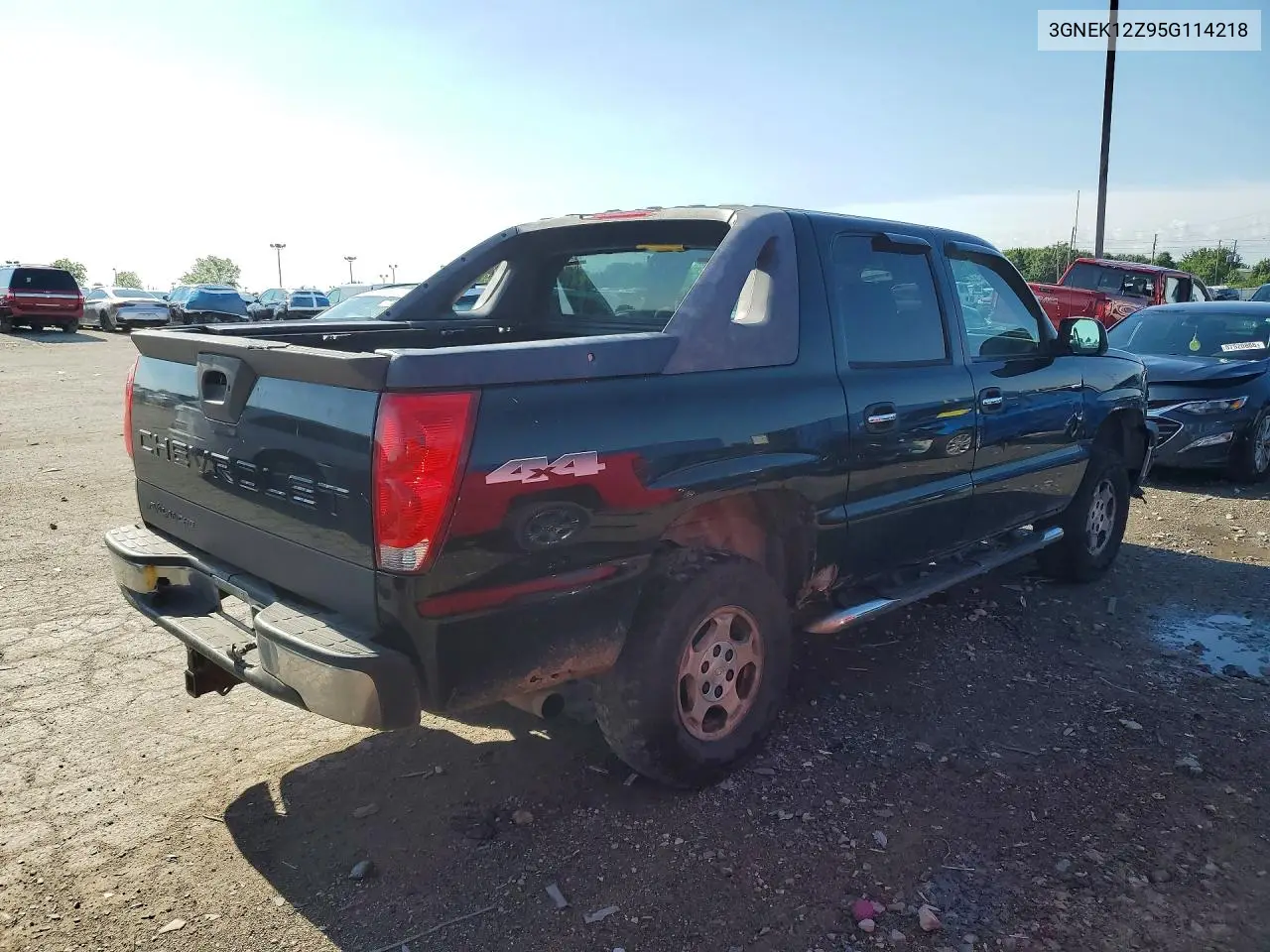 2005 Chevrolet Avalanche K1500 VIN: 3GNEK12Z95G114218 Lot: 57346166