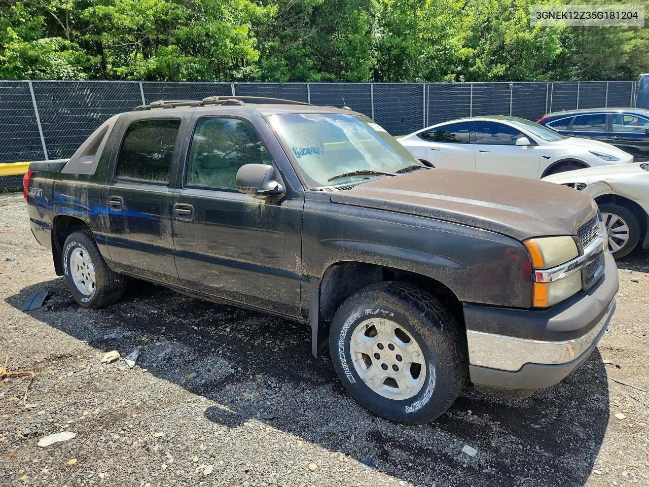 2005 Chevrolet Avalanche K1500 VIN: 3GNEK12Z35G181204 Lot: 57398076