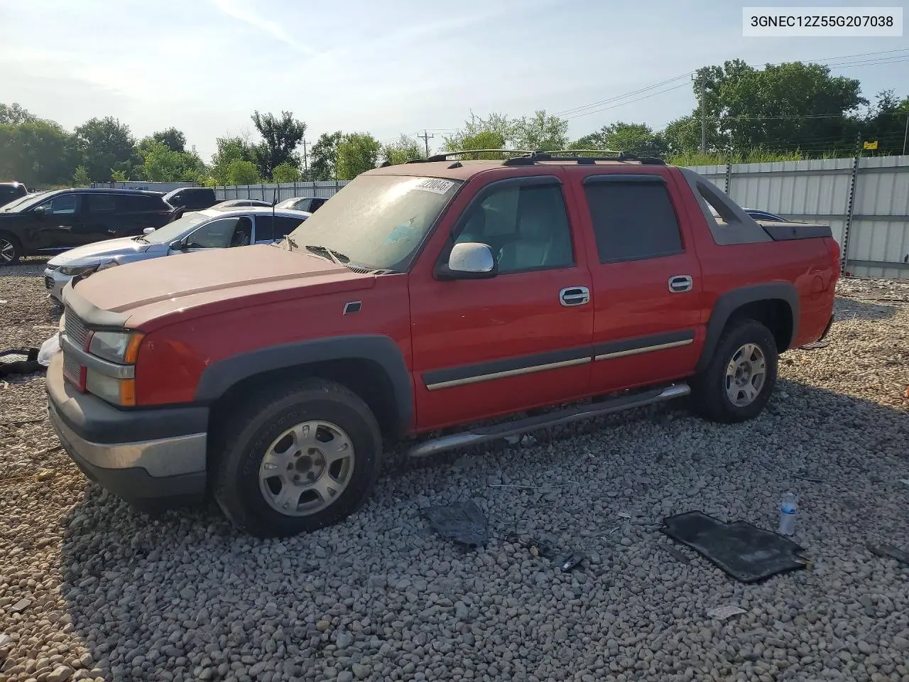 2005 Chev Avalanche VIN: 3GNEC12Z55G207038 Lot: 60220046
