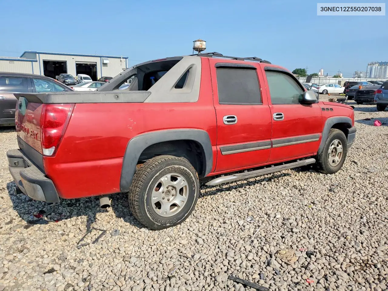 2005 Chev Avalanche VIN: 3GNEC12Z55G207038 Lot: 60220046