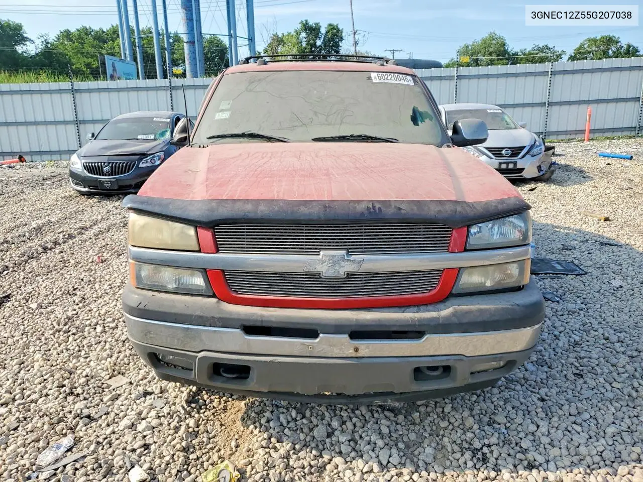 2005 Chev Avalanche VIN: 3GNEC12Z55G207038 Lot: 60220046