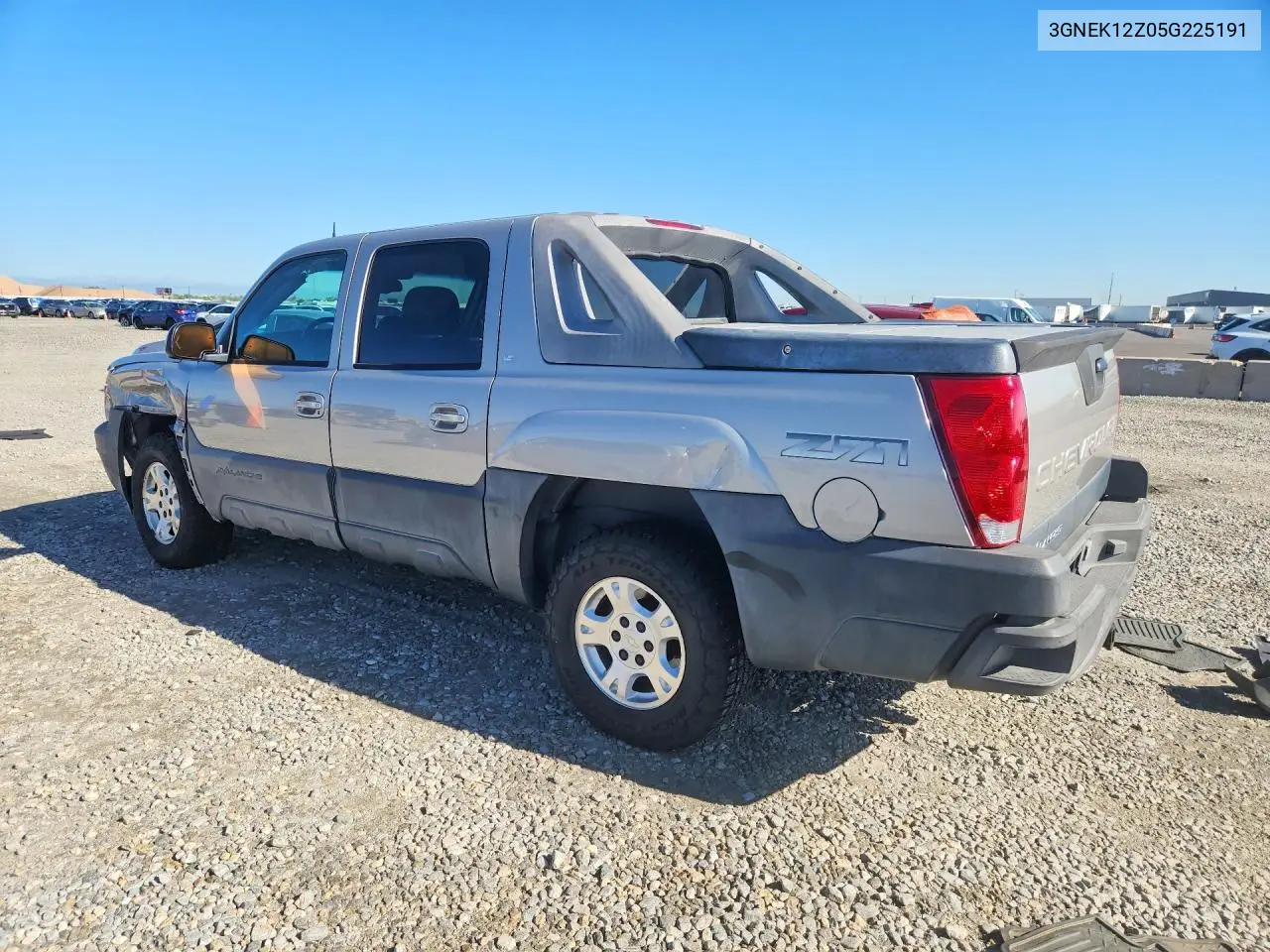 2005 Chevrolet Avalanche K1500 VIN: 3GNEK12Z05G225191 Lot: 60632286