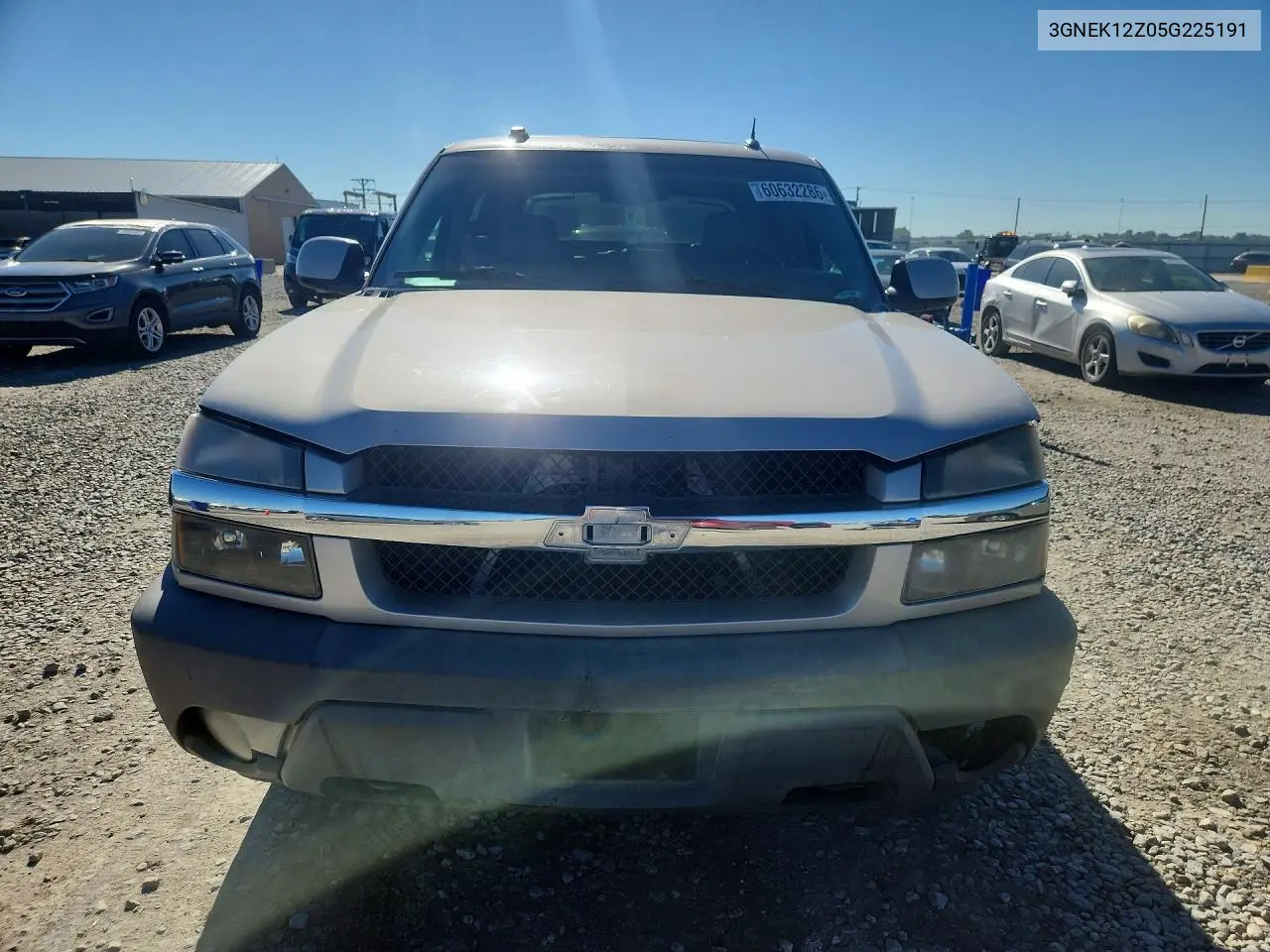 2005 Chevrolet Avalanche K1500 VIN: 3GNEK12Z05G225191 Lot: 60632286