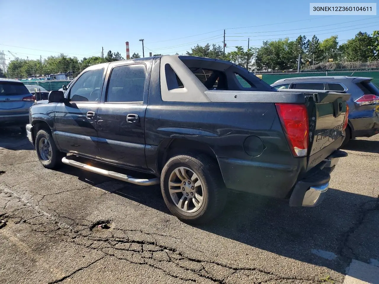 2006 Chevrolet Avalanche K1500 VIN: 3GNEK12Z36G104611 Lot: 57199626