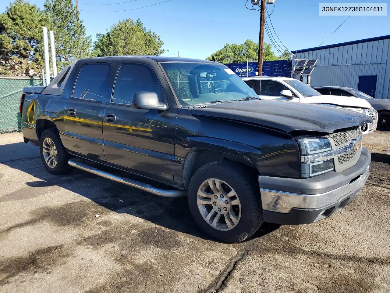 2006 Chevrolet Avalanche K1500 VIN: 3GNEK12Z36G104611 Lot: 57199626