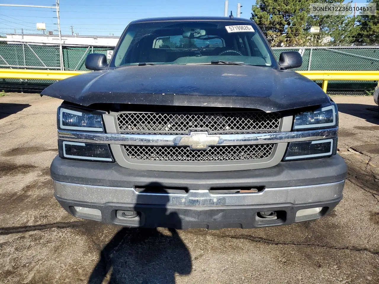 2006 Chevrolet Avalanche K1500 VIN: 3GNEK12Z36G104611 Lot: 57199626