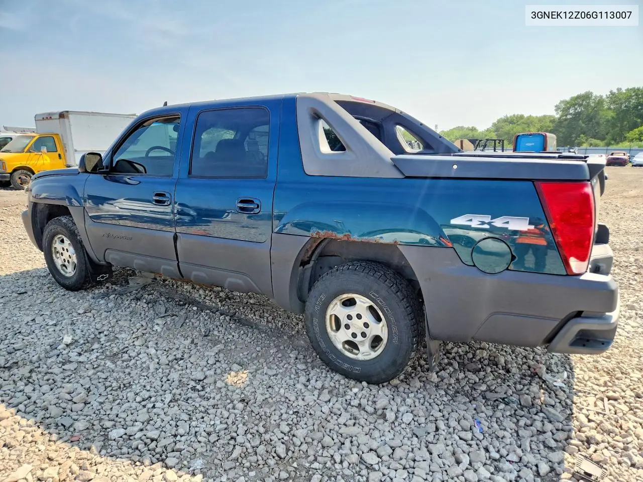 2006 Chevrolet Avalanche K1500 VIN: 3GNEK12Z06G113007 Lot: 59721836