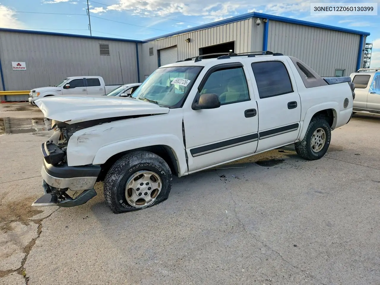 2006 Chevrolet Avalanche C1500 VIN: 3GNEC12Z06G130399 Lot: 59822126