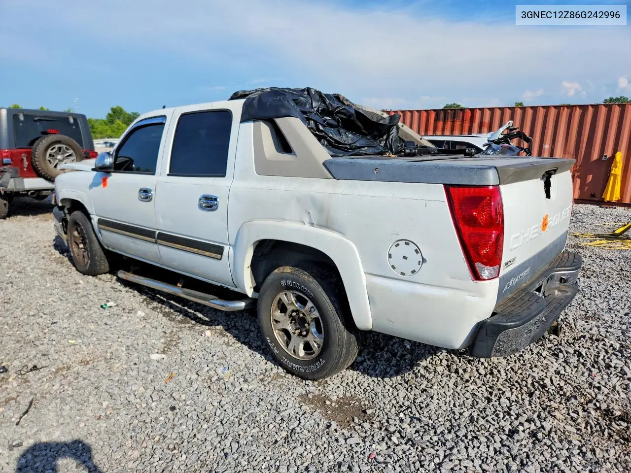 2006 Chevrolet Avalanche C1500 VIN: 3GNEC12Z86G242996 Lot: 60420036