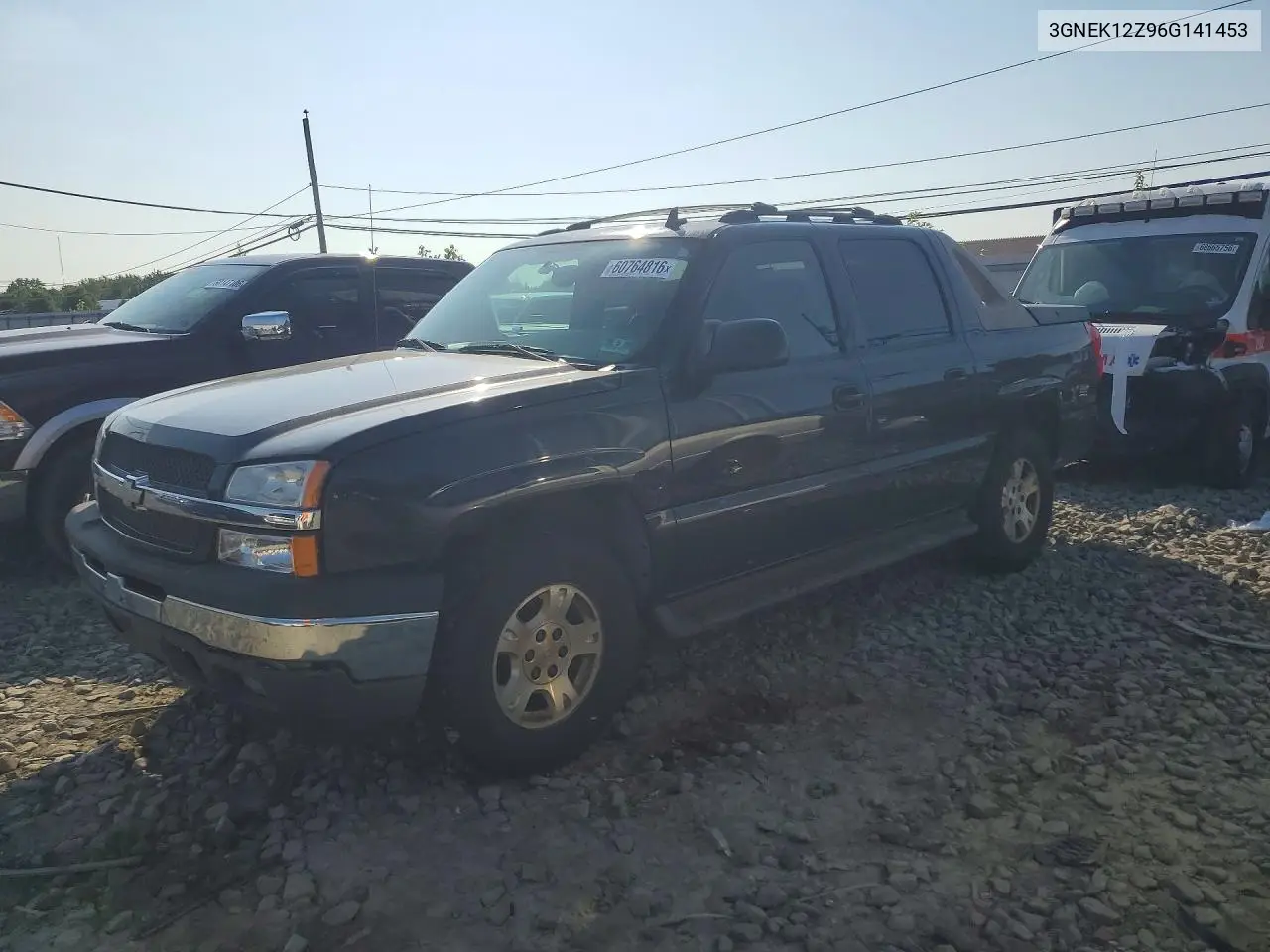 2006 Chevrolet Avalanche K1500 VIN: 3GNEK12Z96G141453 Lot: 60764816