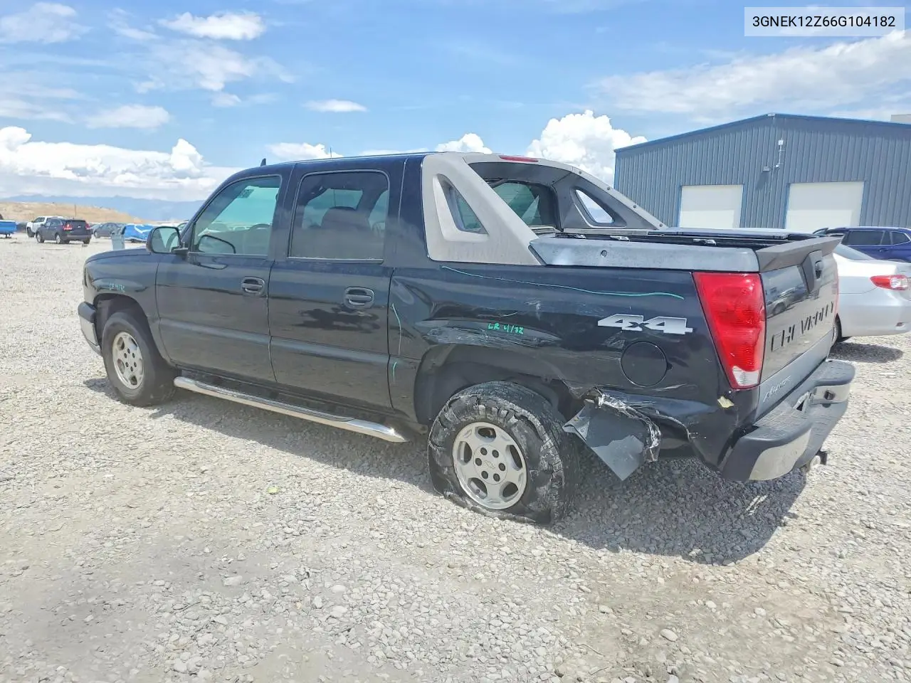 2006 Chevrolet Avalanche K1500 VIN: 3GNEK12Z66G104182 Lot: 61350996