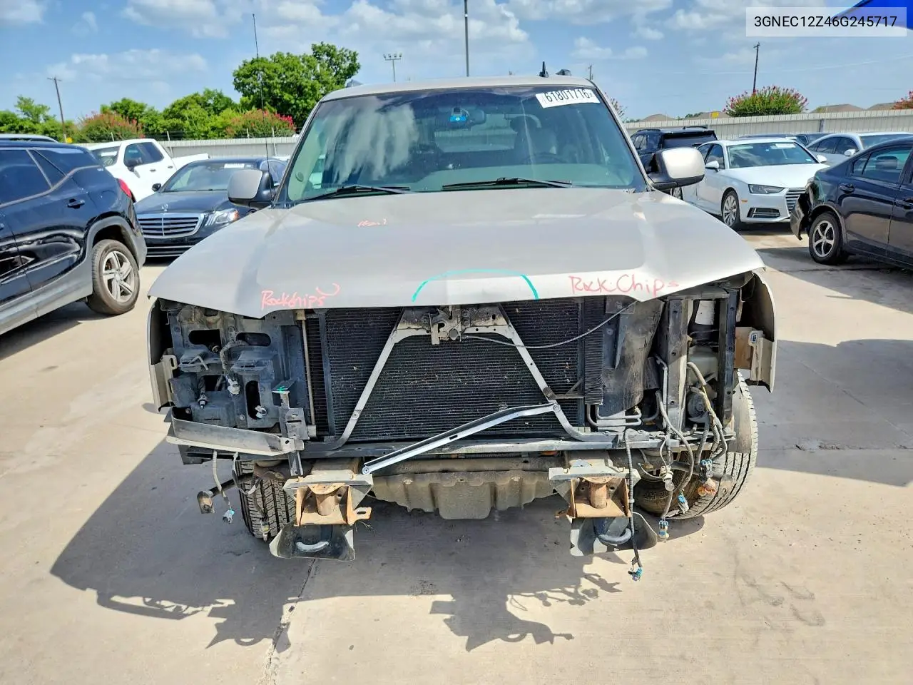 2006 Chevrolet Avalanche C1500 VIN: 3GNEC12Z46G245717 Lot: 61801716