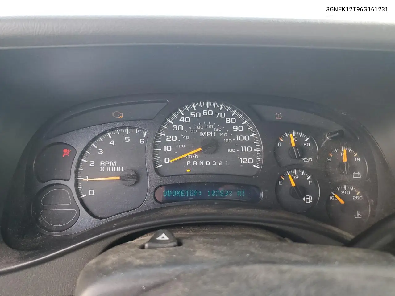 3GNEK12T96G161231 2006 Chevrolet Avalanche K1500