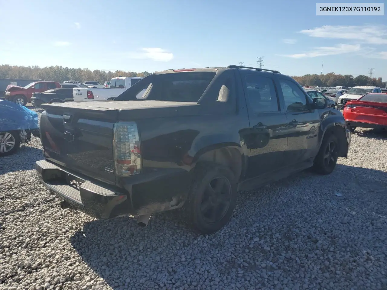 3GNEK123X7G110192 2007 Chevrolet Avalanche K1500
