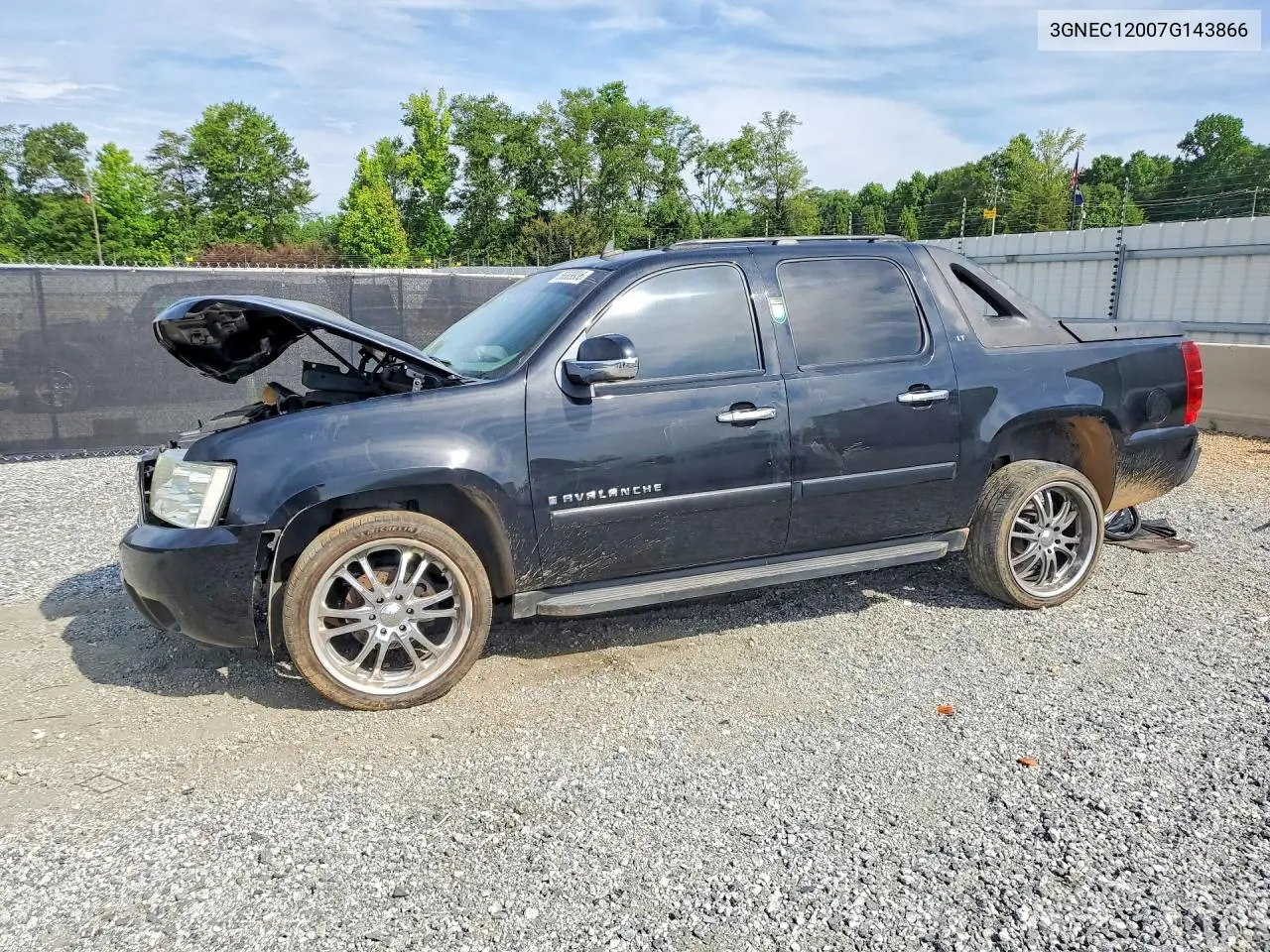2007 Chevrolet Avalanche C1500 VIN: 3GNEC12007G143866 Lot: 56309936