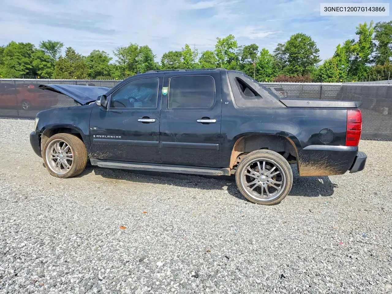 2007 Chevrolet Avalanche C1500 VIN: 3GNEC12007G143866 Lot: 56309936