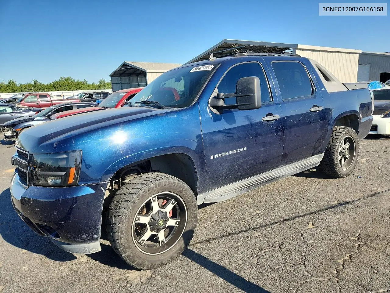 2007 Chevrolet Avalanche C1500 VIN: 3GNEC12007G166158 Lot: 57422206