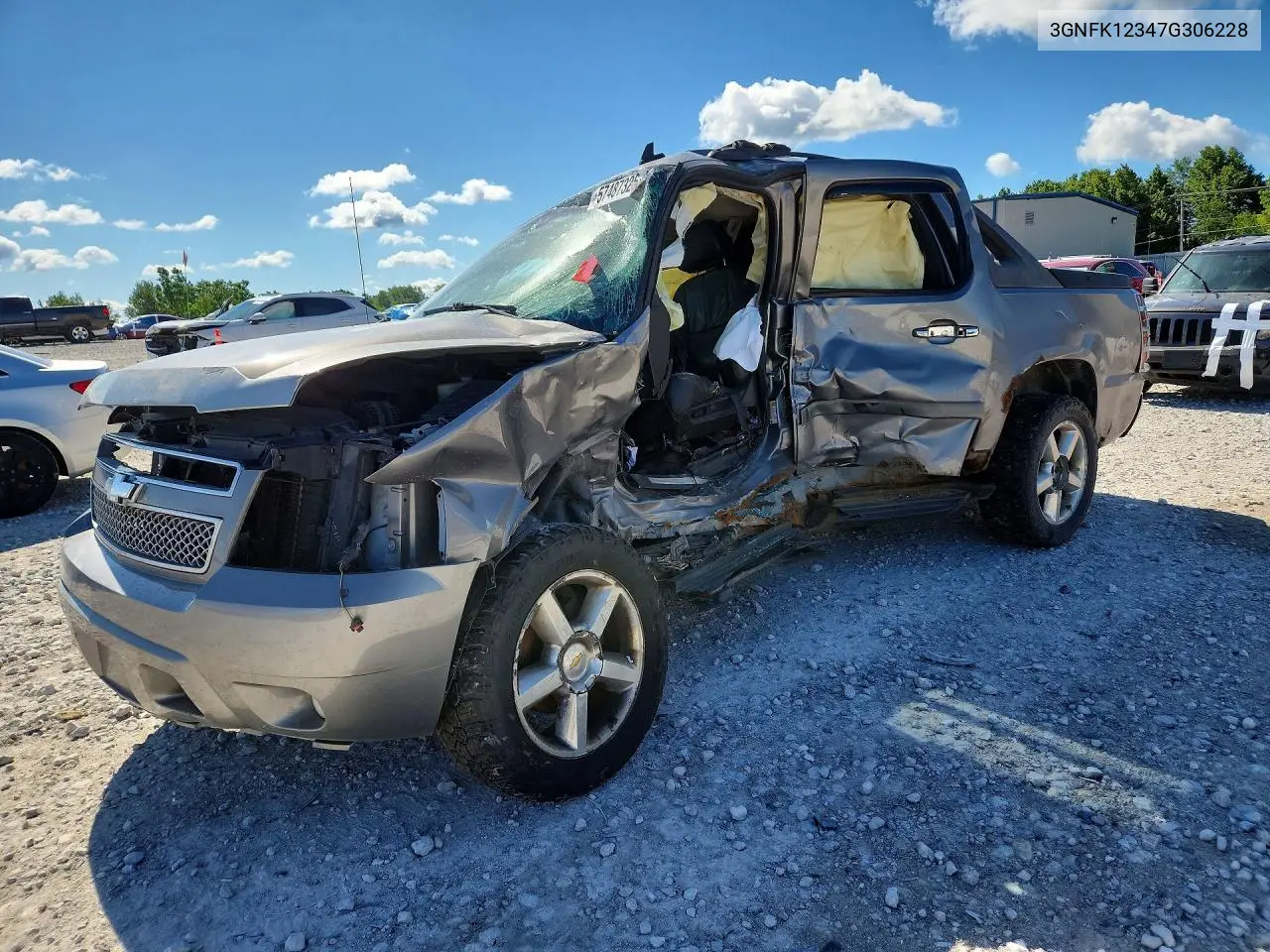 2007 Chevrolet Avalanche K1500 VIN: 3GNFK12347G306228 Lot: 57487326
