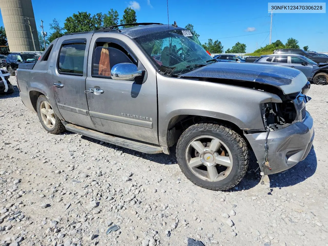 2007 Chevrolet Avalanche K1500 VIN: 3GNFK12347G306228 Lot: 57487326