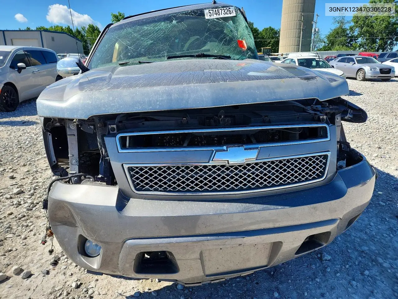 2007 Chevrolet Avalanche K1500 VIN: 3GNFK12347G306228 Lot: 57487326