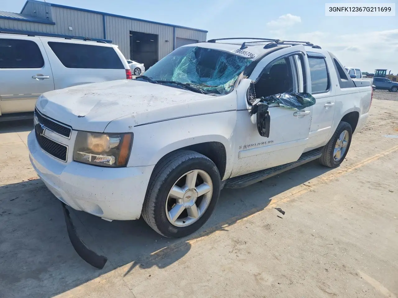 2007 Chevrolet Avalanche K1500 VIN: 3GNFK12367G211699 Lot: 58695786