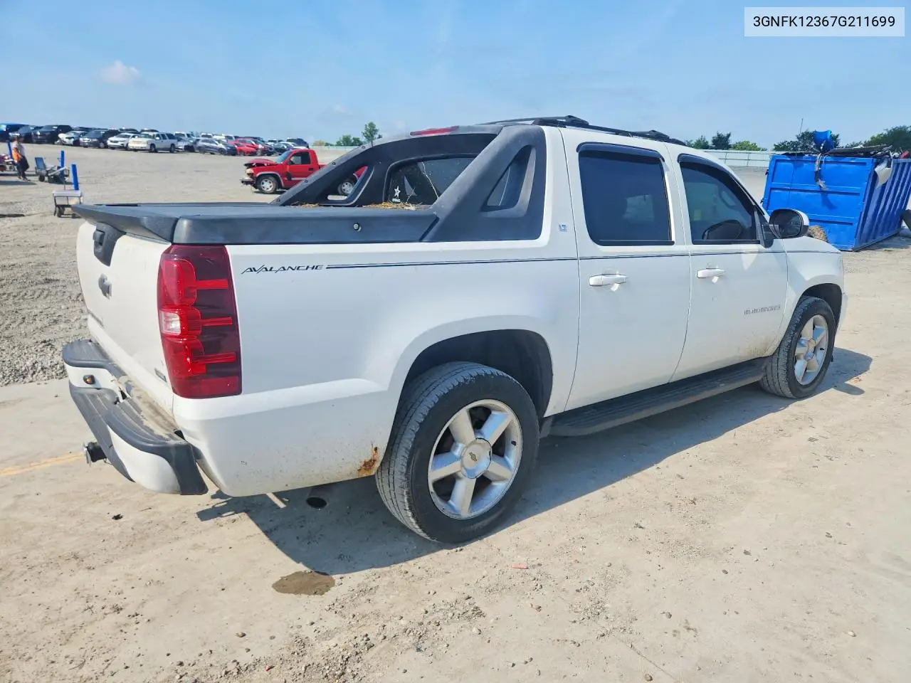 2007 Chevrolet Avalanche K1500 VIN: 3GNFK12367G211699 Lot: 58695786