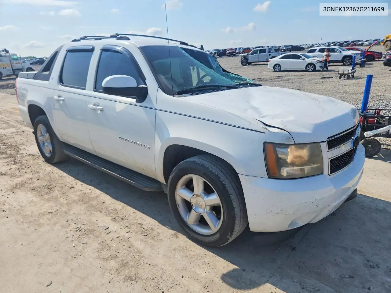 2007 Chevrolet Avalanche K1500 VIN: 3GNFK12367G211699 Lot: 58695786