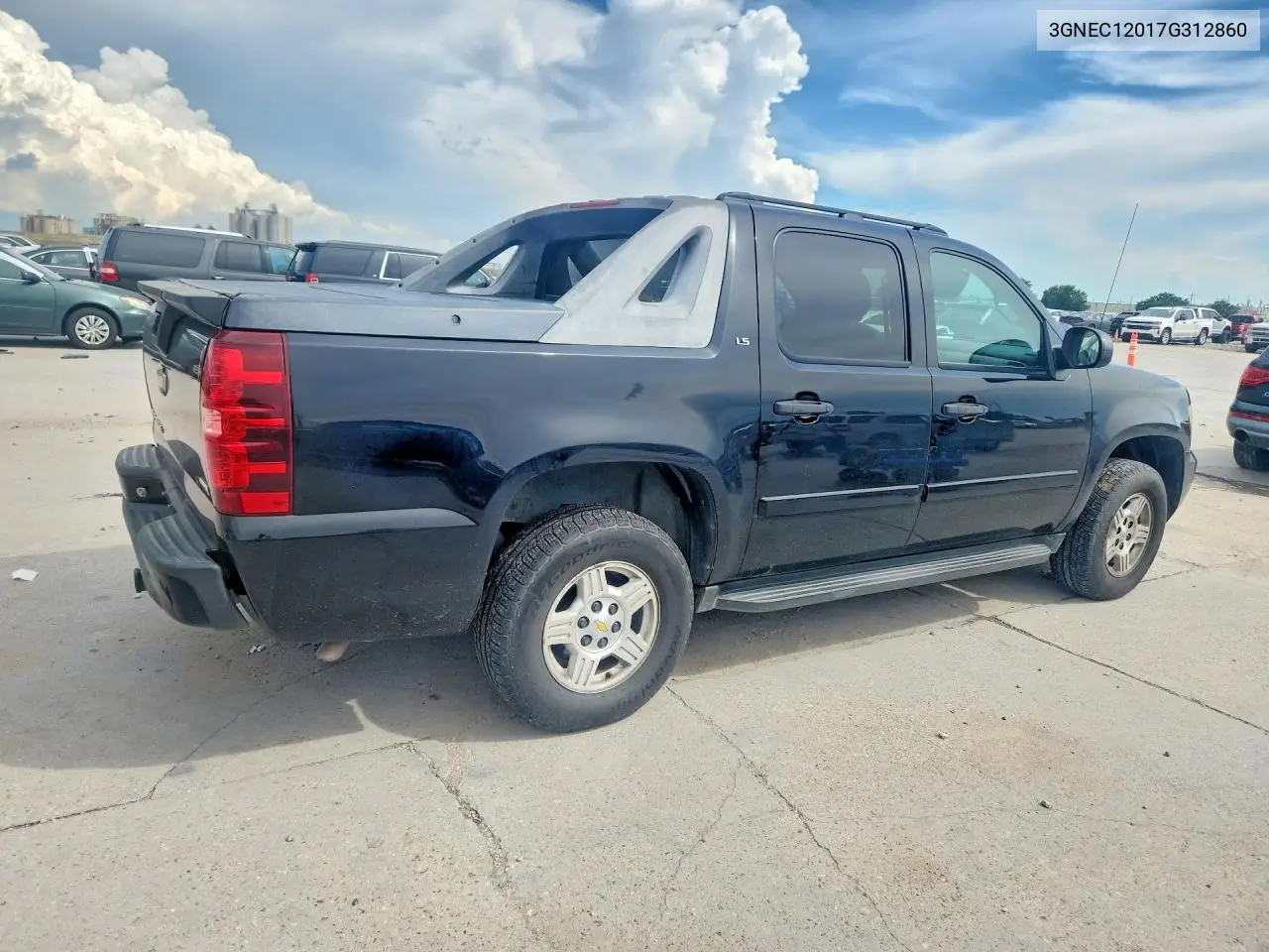 2007 Chevrolet Avalanche C1500 VIN: 3GNEC12017G312860 Lot: 59604886