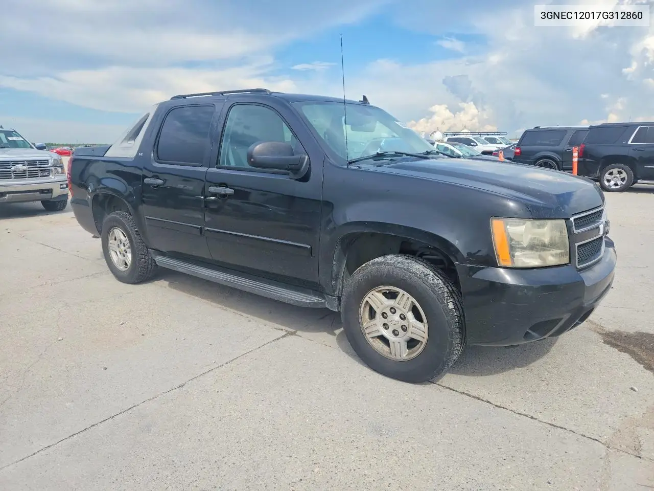 2007 Chevrolet Avalanche C1500 VIN: 3GNEC12017G312860 Lot: 59604886