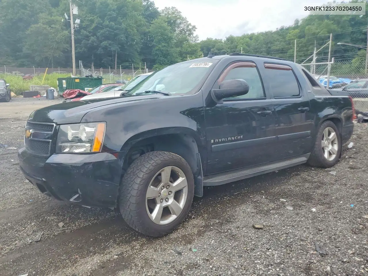 2007 Chevrolet Avalanche K1500 VIN: 3GNFK12337G204550 Lot: 59838796