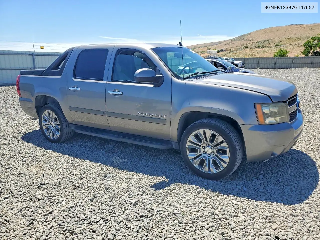 2007 Chevrolet Avalanche K1500 VIN: 3GNFK12397G147657 Lot: 59877416