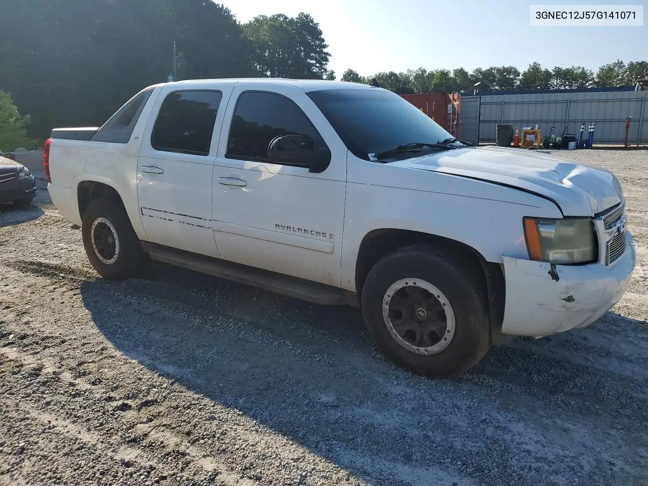 2007 Chevrolet Avalanche C1500 VIN: 3GNEC12J57G141071 Lot: 59983986