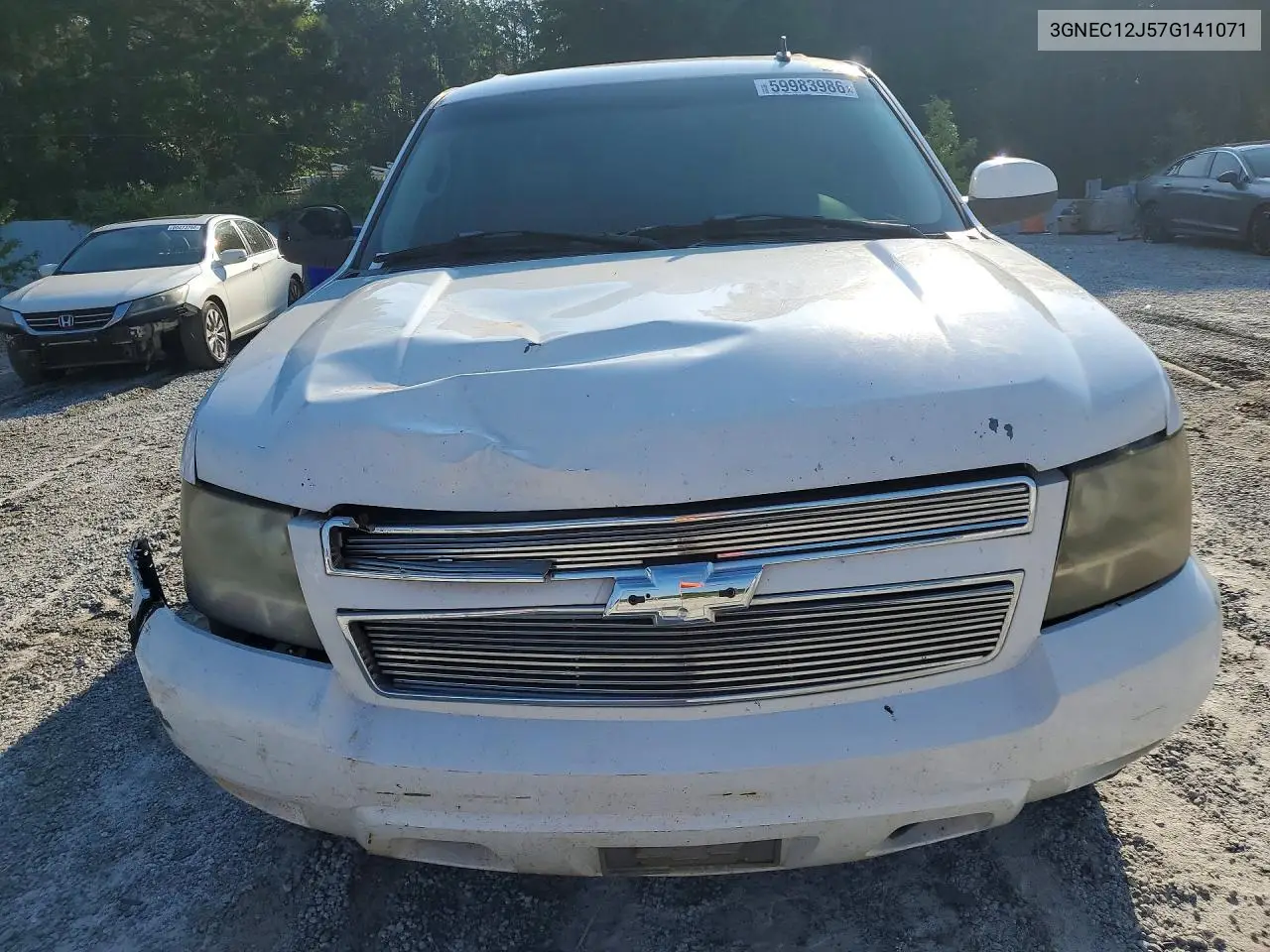 2007 Chevrolet Avalanche C1500 VIN: 3GNEC12J57G141071 Lot: 59983986