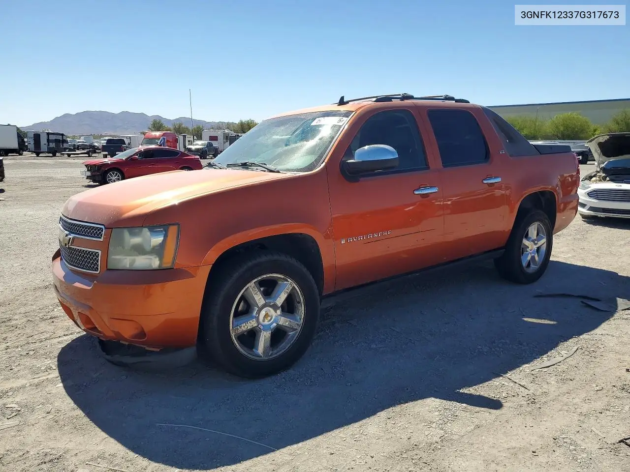 2007 Chevrolet Avalanche K1500 VIN: 3GNFK12337G317673 Lot: 60068226