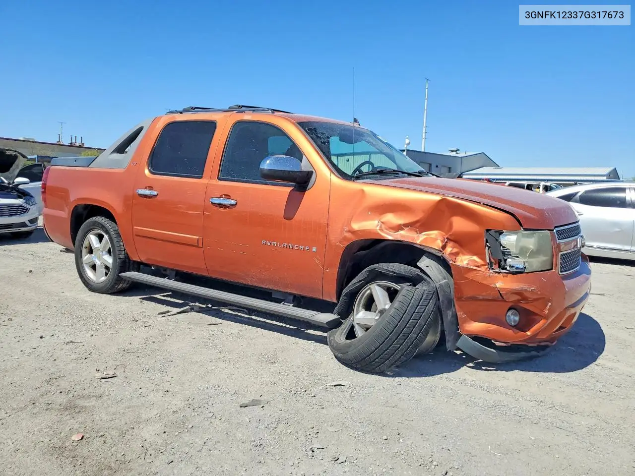 2007 Chevrolet Avalanche K1500 VIN: 3GNFK12337G317673 Lot: 60068226
