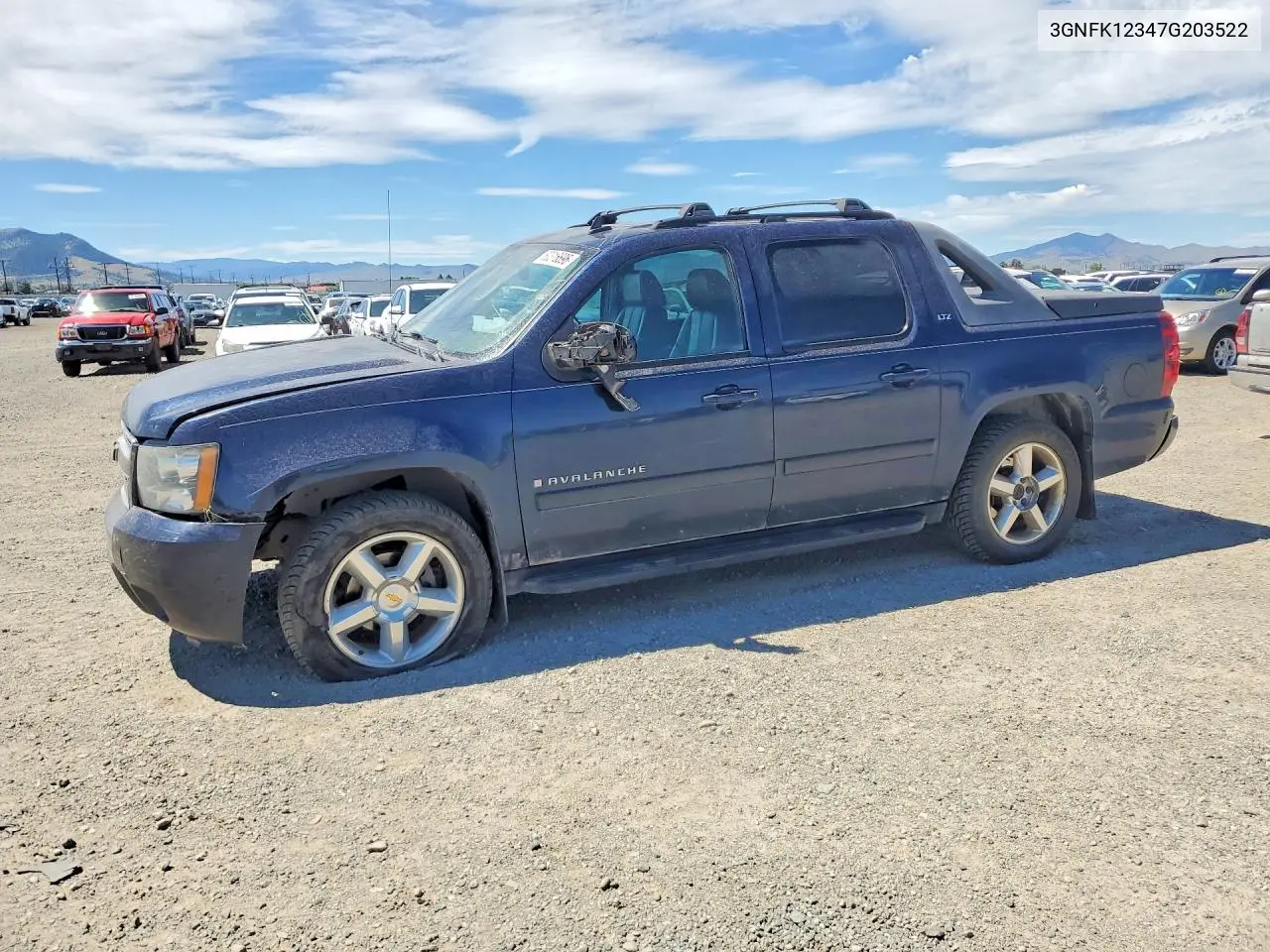 2007 Chevrolet Avalanche K1500 VIN: 3GNFK12347G203522 Lot: 60316696