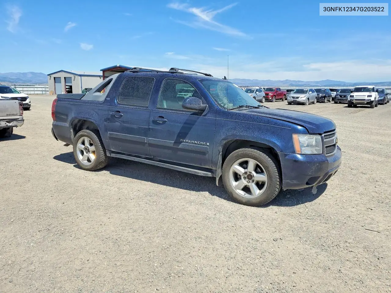 2007 Chevrolet Avalanche K1500 VIN: 3GNFK12347G203522 Lot: 60316696