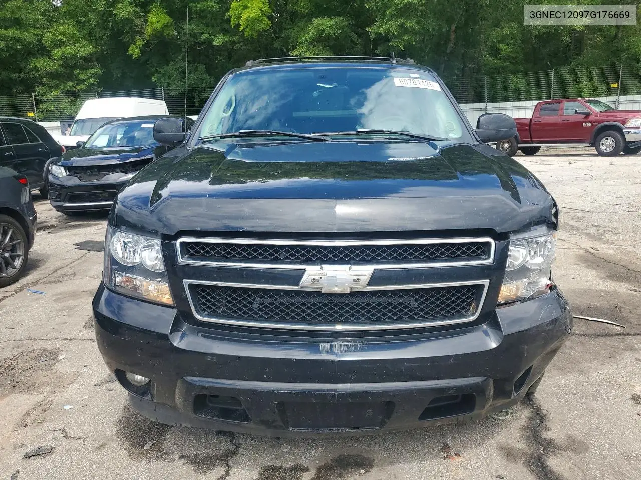 2007 Chevrolet Avalanche C1500 VIN: 3GNEC12097G176669 Lot: 60781426