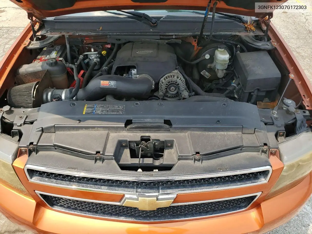 2007 Chevrolet Avalanche K1500 VIN: 3GNFK12307G172303 Lot: 61004016